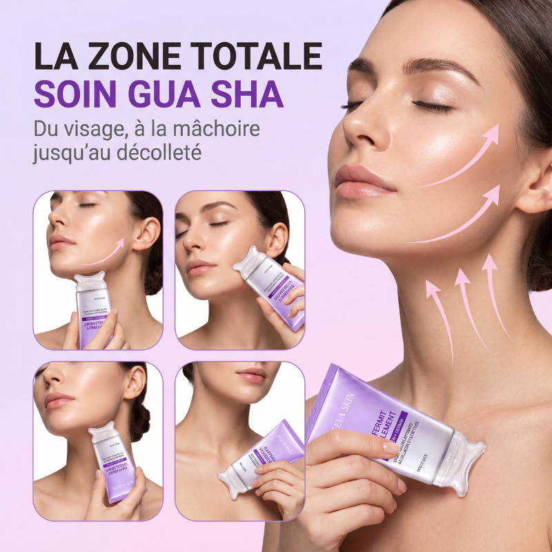 KLEVA SKIN - Gua Sha Sculptant au Collagène & Rétinol